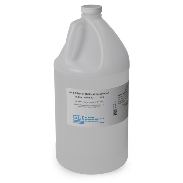 pH4.0 Buffer, 3.5L Calib Soln 3.5 Liter