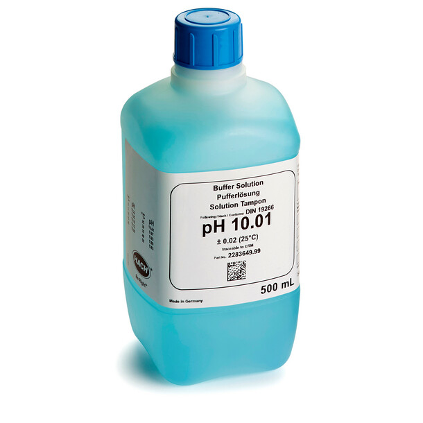 pH buffer, 10.01, 500ml Blå Blue, 500 ml 