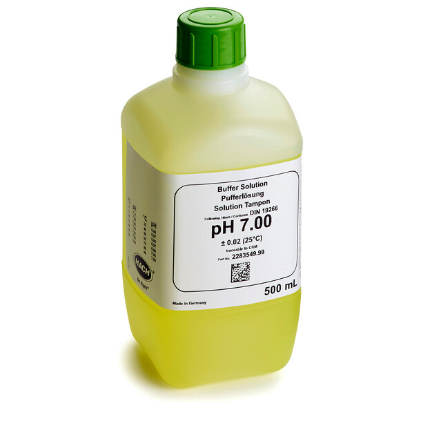 pH buffer, 7.00 Yellow, 500 ml 