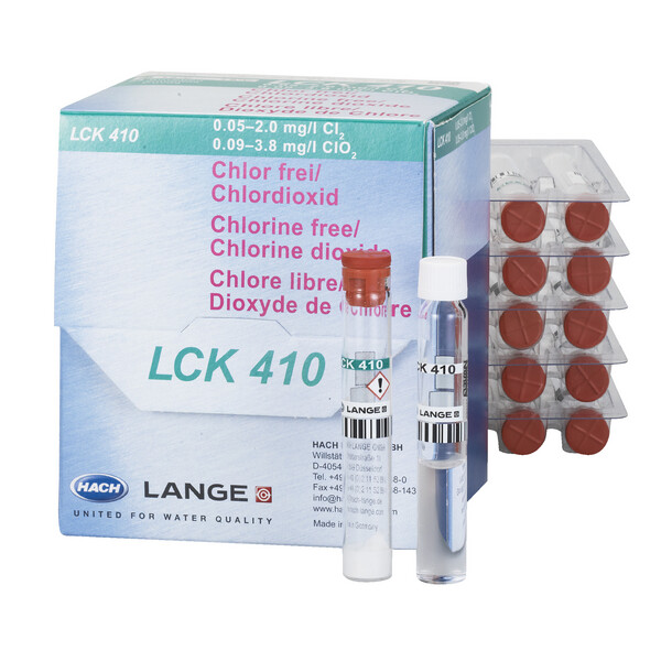 Free Chlorine Cuvette Test 0.05-2.0 mg/L Cl2, 24 Tests