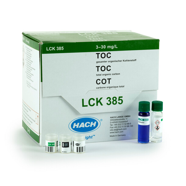 TOC Cuvette Test (Purging Method) 3-30 mg/L C, 25 Tests