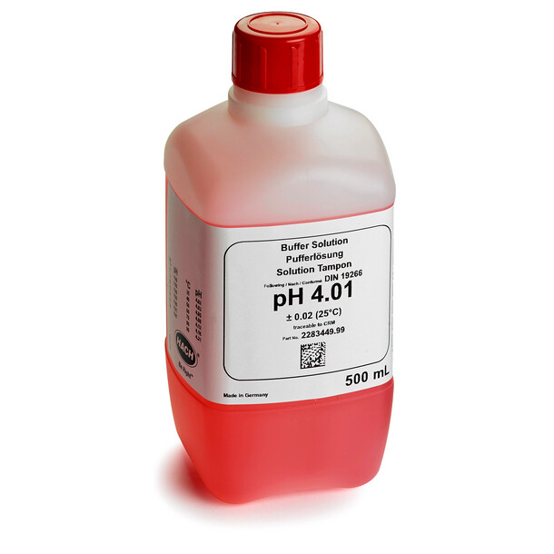 pH buffer, 4.01 Red, 500 ml 
