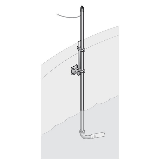 Neddykkingsarmatur 10cm for alle Nitratax-Prober og NT3100sc 