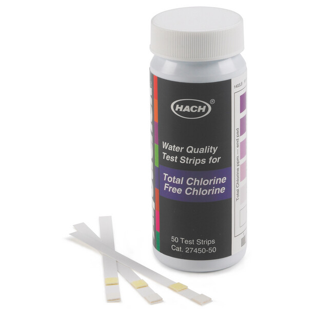 Test Strips Chlorine/Chloride Test Kits (50/Pk), 0-10 ppm 